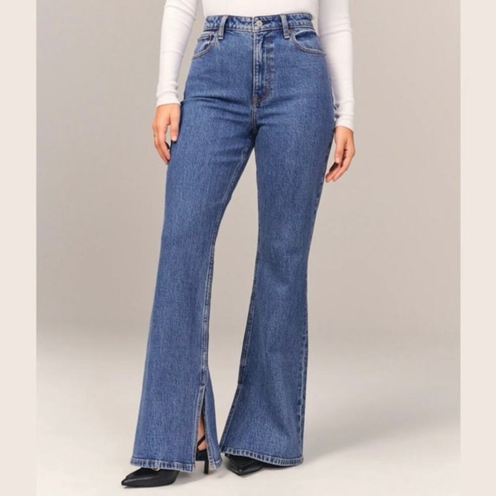 Abercrombie & Fitch Blue Flare Jeans